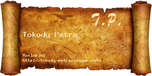 Tokody Petra névjegykártya